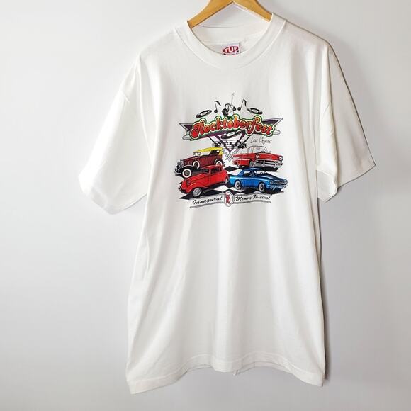 Vintage Rocktoberfest Las Vegas 1995 Tuf Threads Large Made In USA XL - Picture 1 of 8